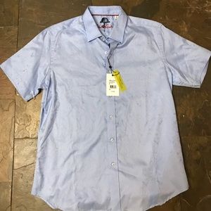 Robert Graham Light Blue BANKFIELD Button up Med